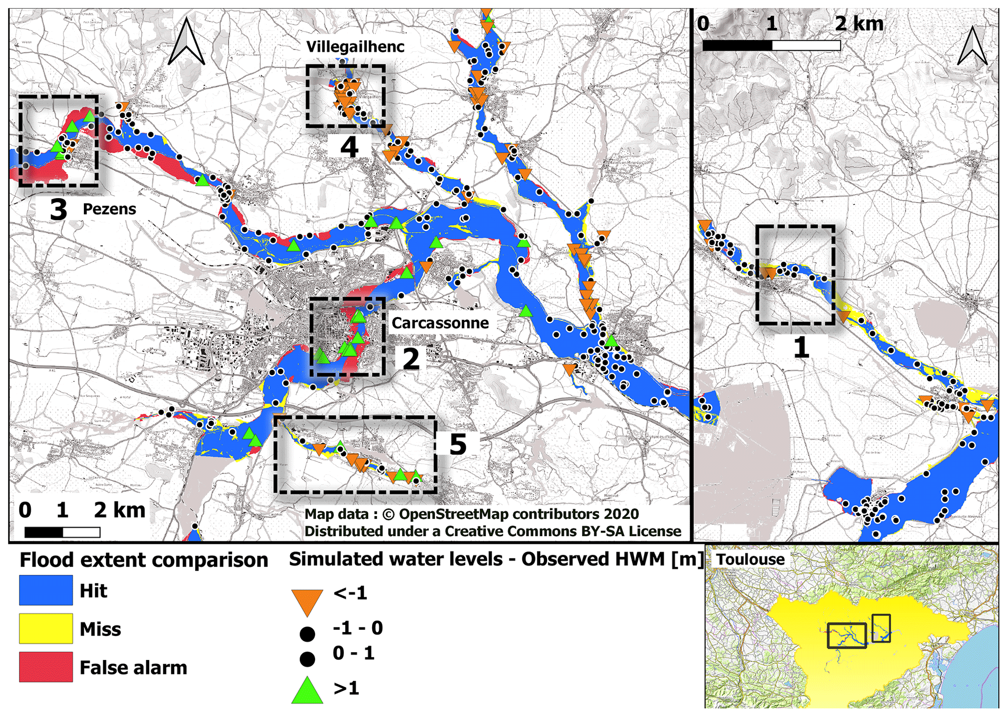 HESS - Performance of automated methods for flash flood inundation mapping:  a comparison of a digital terrain model (DTM) filling and two hydrodynamic  methods