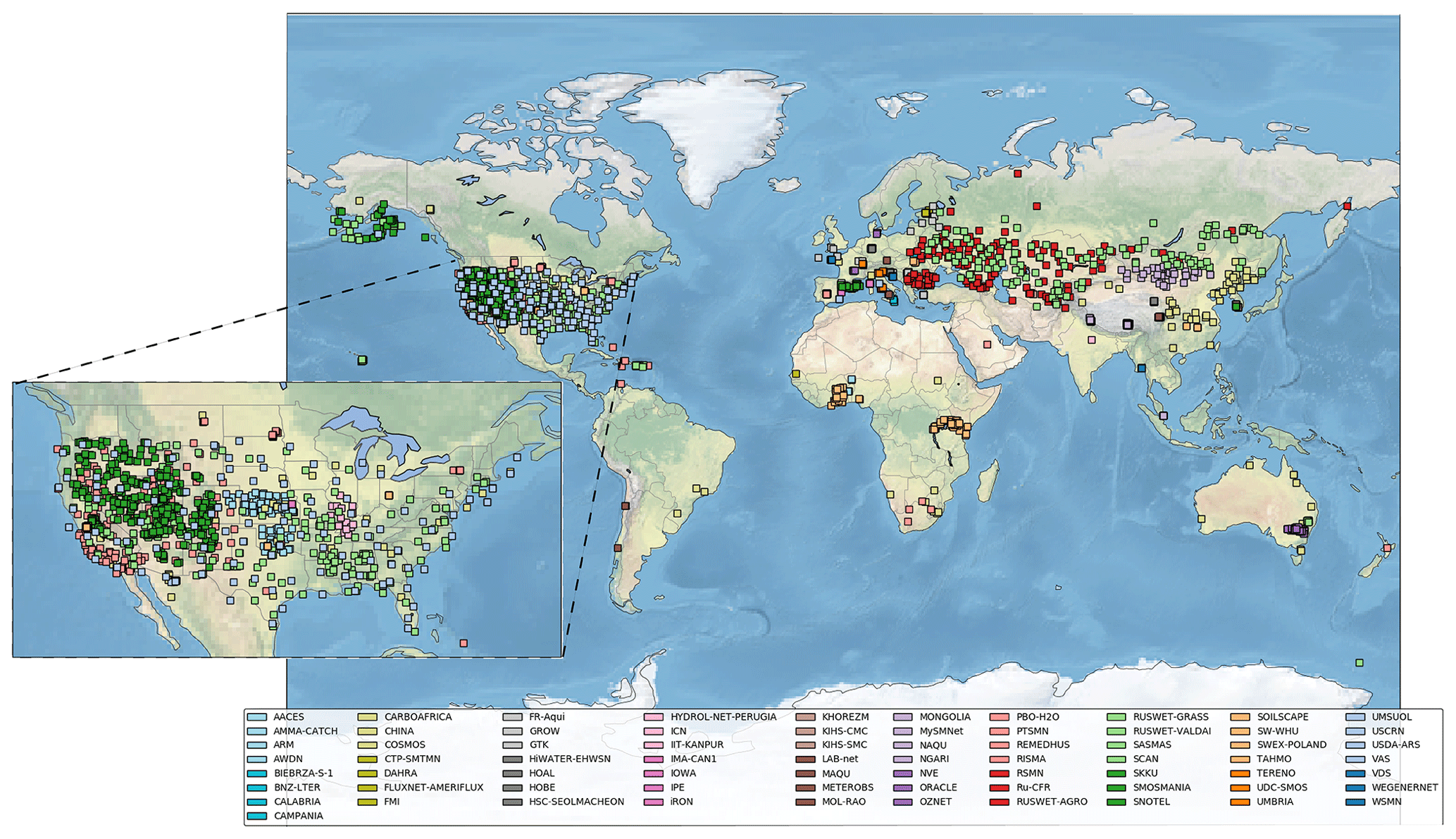 HESS - The International Soil Moisture Network: serving Earth system  science for over a decade